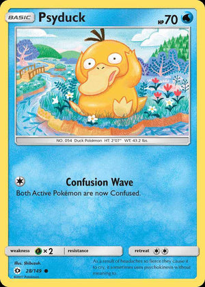 (28/149) Psyduck - Sun & Moon - Super Retro