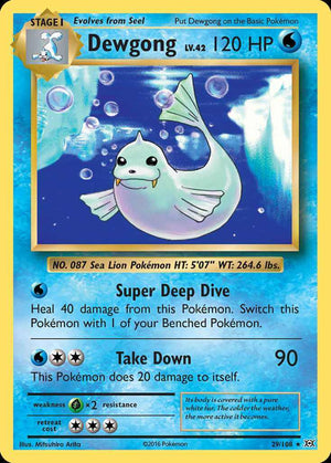 (29/108) Dewgong - Evolutions - Super Retro