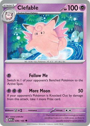 (36/165) Clefable - SV 151 - Super Retro