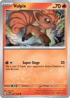(37/165) Vulpix - SV 151 - Super Retro