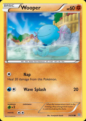 (38/98) Wooper - Ancient Origins - Super Retro