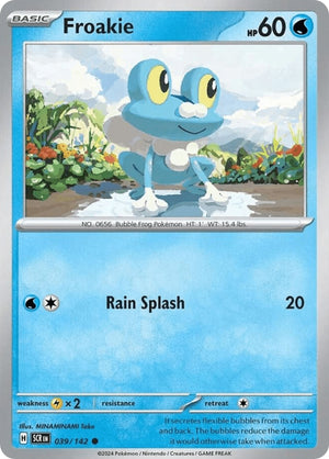 (39/142) Froakie - Stellar Crown - Super Retro