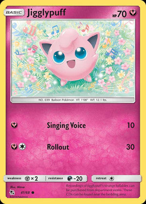 (41/68) Jigglypuff - Hidden Fates - Super Retro