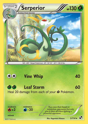(5/114) Serperior - Black & White - Super Retro
