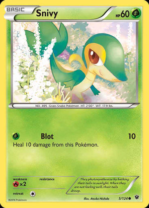 (5/124) Snivy - Fates Collide - Super Retro