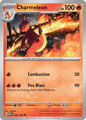 (5/165) Charmeleon - SV 151 - Super Retro