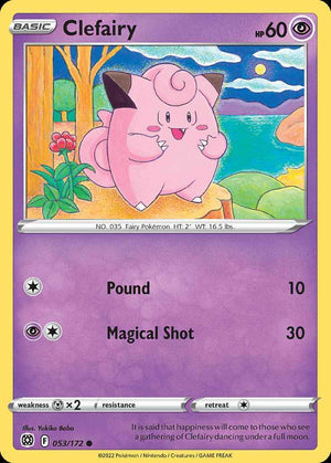 (53/172) Clefairy - Brilliant Stars - Super Retro