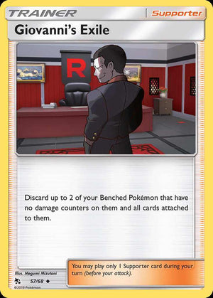 (57/68) Giovanni’s Exile - Hidden Fates - Super Retro