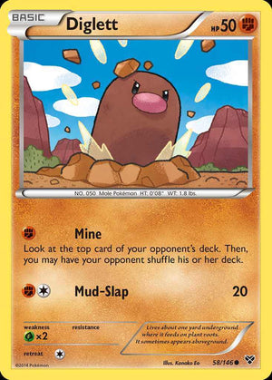 (58/146) Diglett - XY - Super Retro