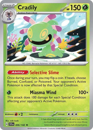 (6/142) Cradily - Stellar Crown - Super Retro