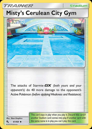 (61/68) Misty’s Cerulean City Gym - Hidden Fates - Super Retro