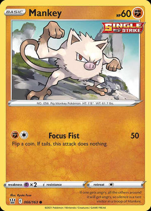 (66/163) Mankey - Battle Styles - Super Retro