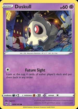 (69/185) Duskull - Vivid Voltage - Super Retro