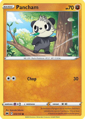 (72/159) Pancham - Crown Zenith - Super Retro