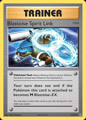 (73/108) Blastoise Spirit Link - Evolutions - Super Retro