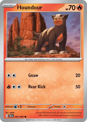 (7/64) Houndour - Shrouded Fable - Super Retro