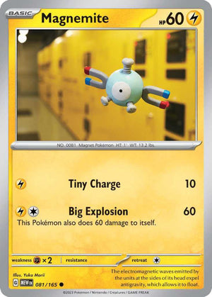 (81/165) Magnemite - SV 151 - Super Retro