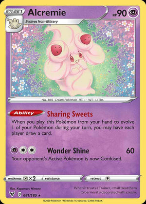 (81/185) Alcremie - Vivid Voltage - Super Retro