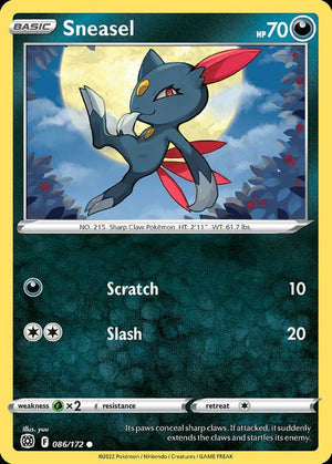 (86/172) Sneasel - Brilliant Stars - Super Retro
