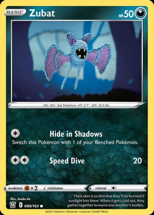 (89/163) Zubat - Battle Styles - Super Retro