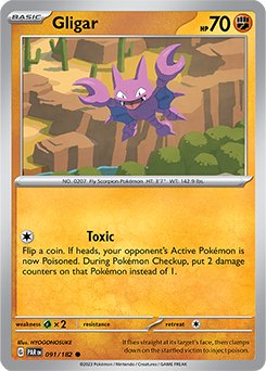 (91/182) Gligar - Paradox Rift - Super Retro