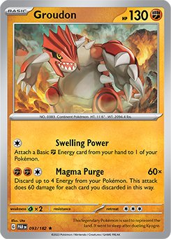 (93/182) Groudon - Paradox Rift - Super Retro