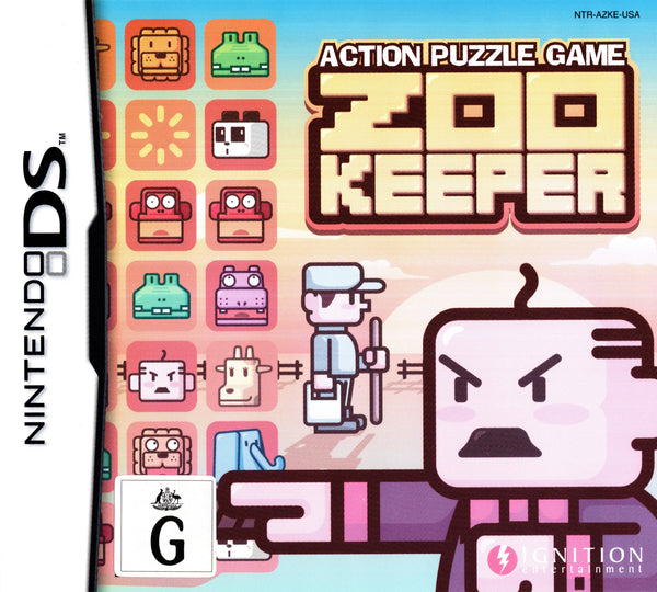 Action Puzzle Game Zoo Keeper - DS - Super Retro