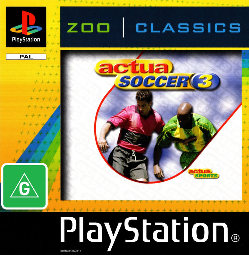 Actua Soccer 3 - PS1 - Super Retro