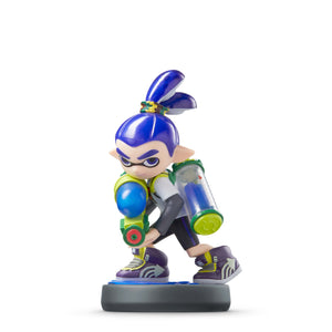 Amiibo - Inkling Boy (Blue) (Splatoon) - Super Retro