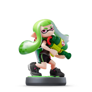 Amiibo - Inkling Girl (Green) - Super Retro