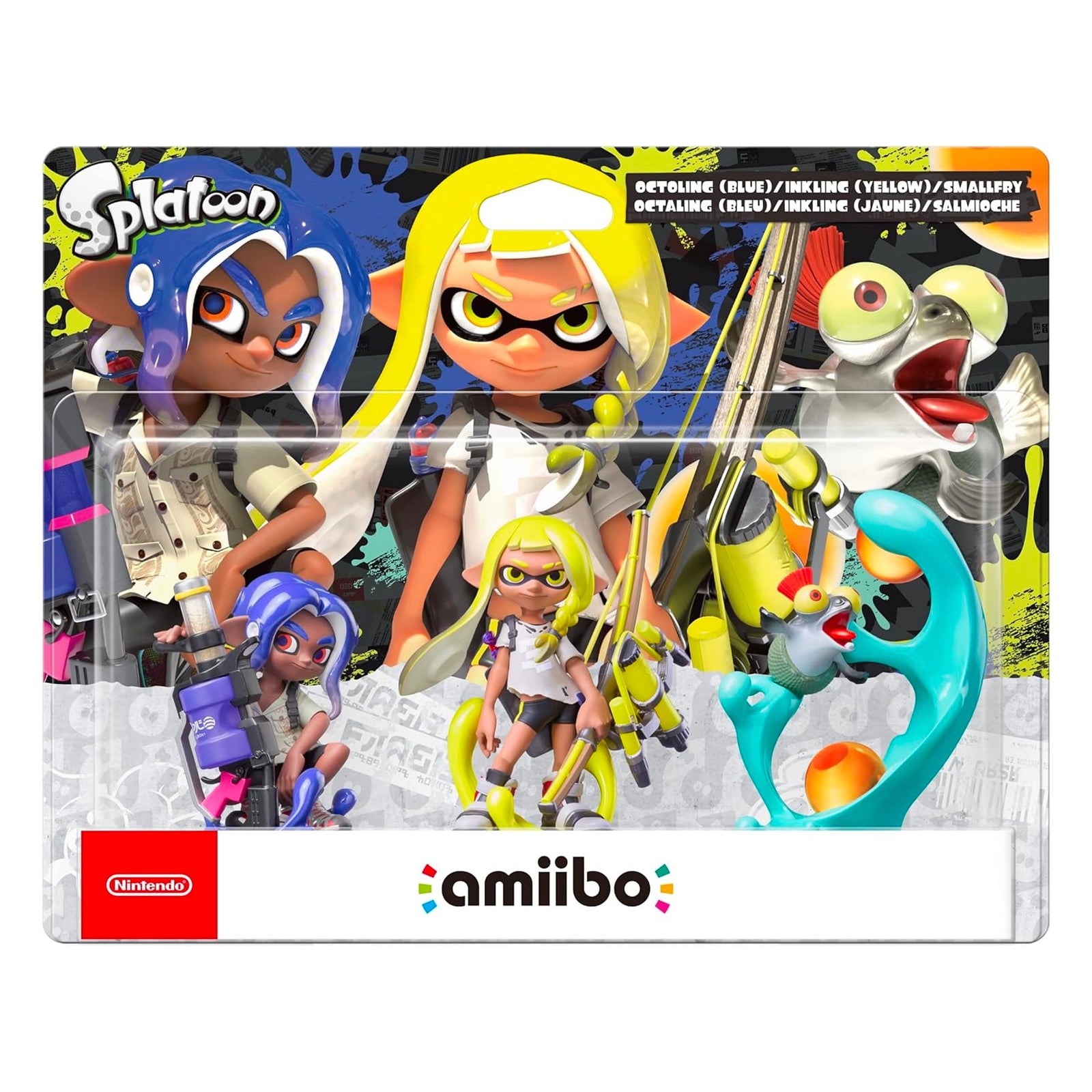 Amiibo - Octoling + Inkling + Smallfry (Splatoon) - Super Retro - Amiibo