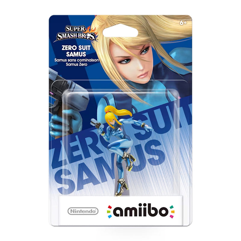 Amiibo - Zero Suit Samus (Super Smash Bros.) - Super Retro