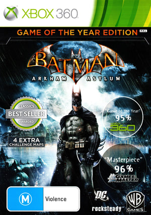 Batman: Arkham Asylum Game of the Year Edition - Xbox 360 - Super Retro