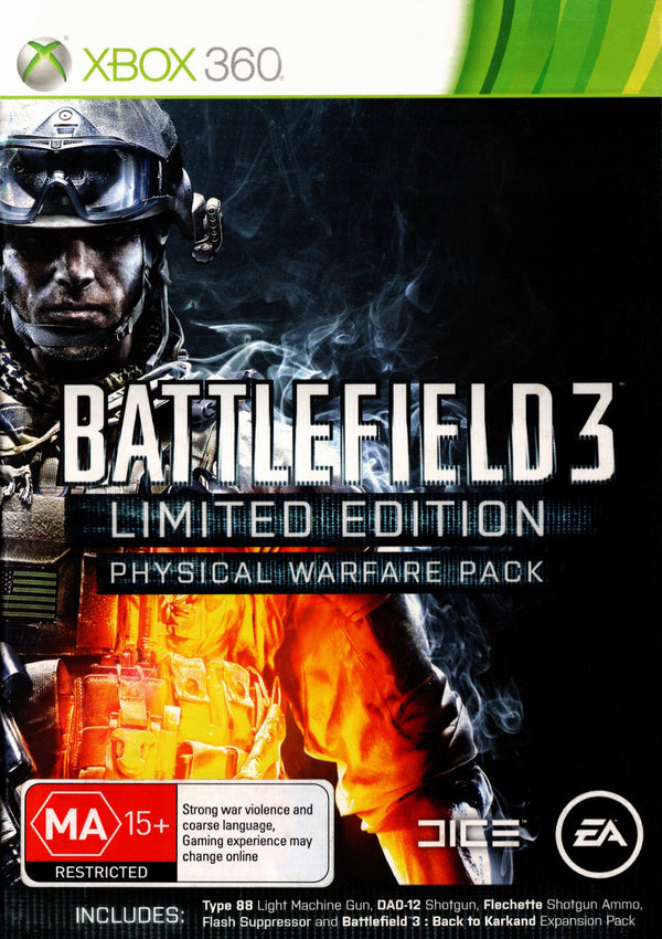Battlefield 3 Limited Edition Physical Warfare Pack - Xbox 360 - Super Retro