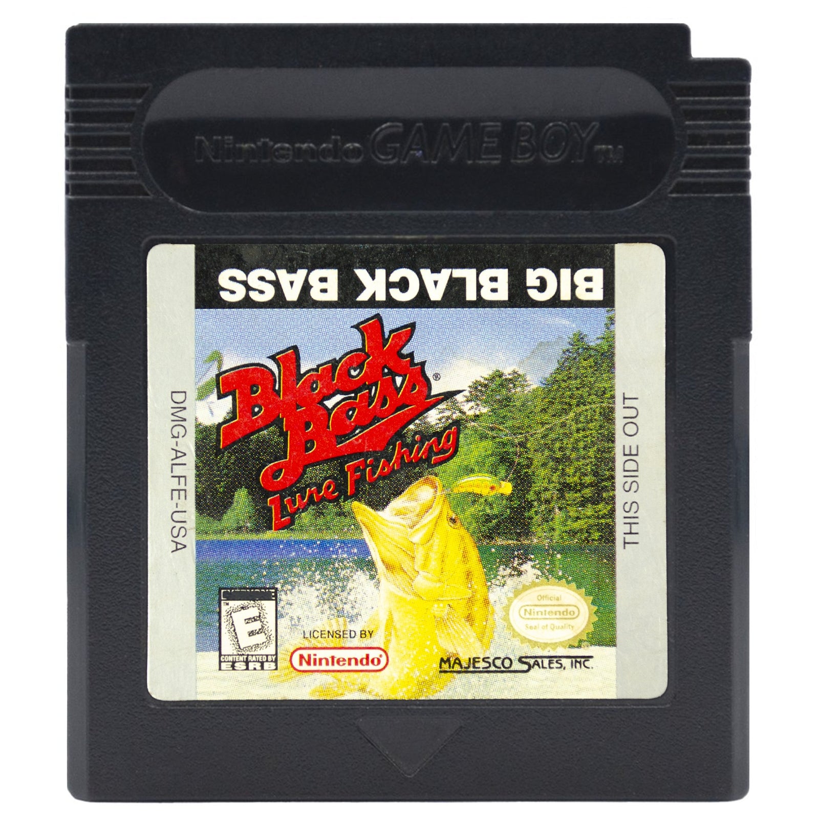Black Bass Lure Fishing Game Boy Color Super Retro Game Boy Color