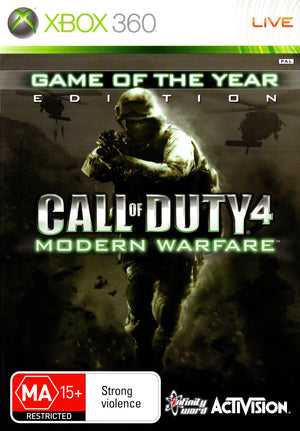 Call of Duty 4: Modern Warfare Game of the Year Edition - Xbox 360 - Super Retro