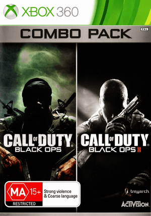 Call of Duty: Blacks Ops + Call of Duty: Black Ops II Combo Pack - Xbox 360 - Super Retro