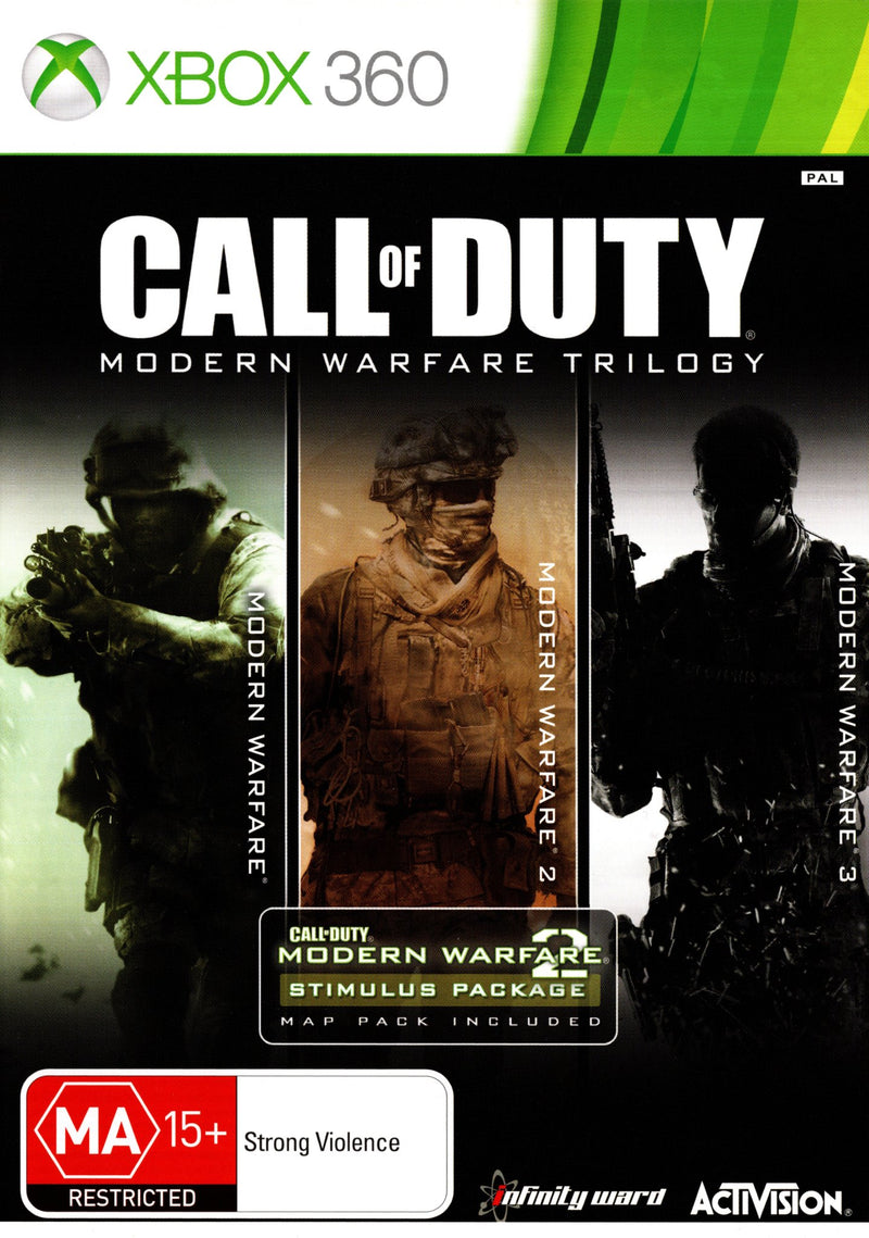 File Cod Mosba Call of Duty Modern Warfare Trilogy - Xbox 360 - Super Retro - Xbox 360