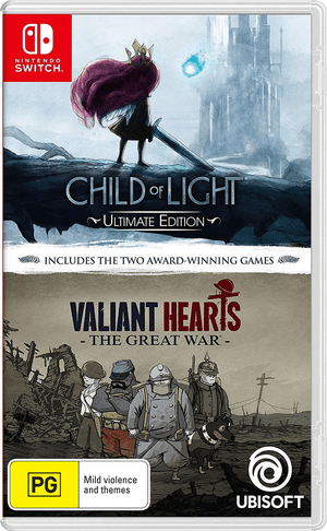 Child of Light Ultimate Edition + Valiant Hearts: The Great War - Switch - Super Retro