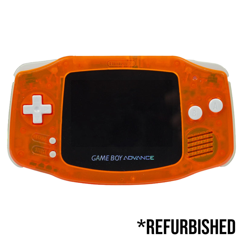 Console - Game Boy Advance (Laminated BACKLIT) (New Generic Shell - Fire Orange) - Super Retro
