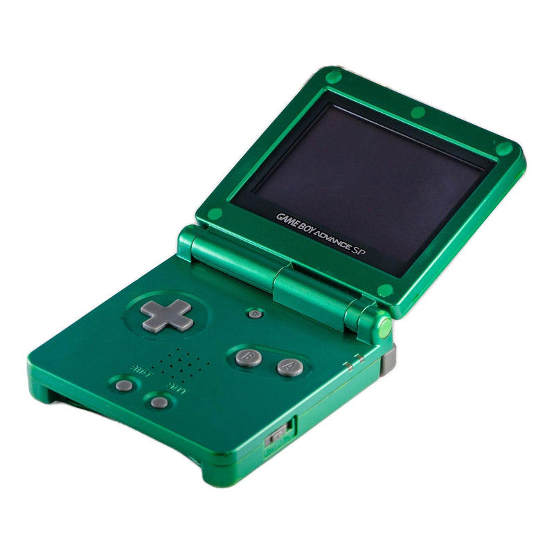 Console Game Boy Advance SP Emerald Green Super Retro Game console-game-boy-advance-sp-emerald-green-super-retro-game
