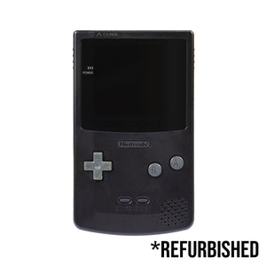 Console - Game Boy Color (New Generic Shell - Black) (BACKLIT) - Super Retro