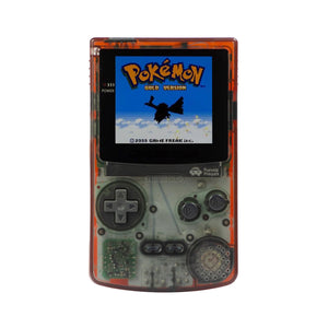 Console - Game Boy Color (New Generic Shell - Night Hawk) (BACKLIT) - Super Retro