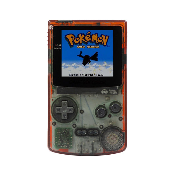 Console - Game Boy Color (New Generic Shell - Night Hawk) (BACKLIT) - Super Retro