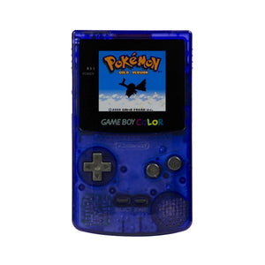 Console - Game Boy Color (New Generic Shell - Royal Blue) (BACKLIT) - Super Retro