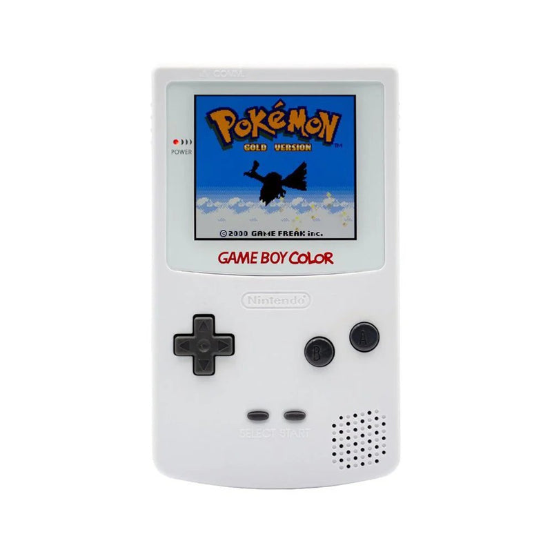 Console - Game Boy Color (New Generic Shell - White) (BACKLIT) - Super Retro