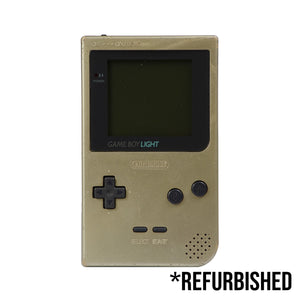 Console - Game Boy Pocket Light (Gold) - Super Retro