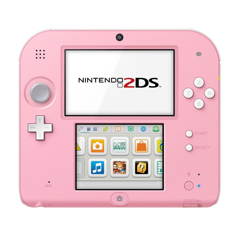Console - Nintendo 2DS (Pink/White) - Super Retro - Nintendo 3DS