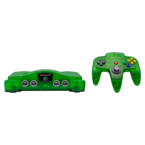 Console - Nintendo 64 Jungle Green (NTSC) - Super Retro