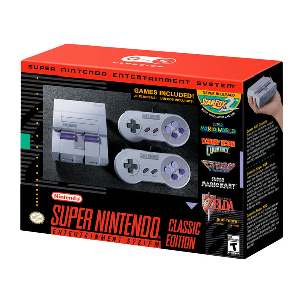 Console - Nintendo Classic Mini: Super Nintendo Entertainment System (SNES) (US Version) - Super Retro